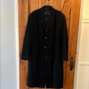 Classic Black Men's Coat